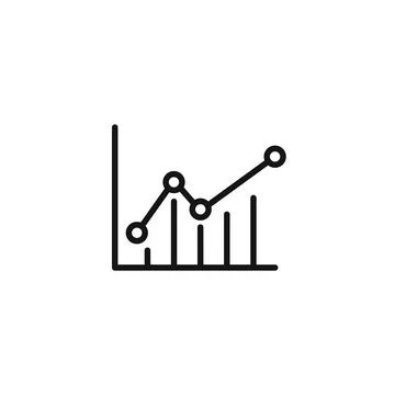 Data Stats Icon Ideal for Performance Analytics Stock Illustration
