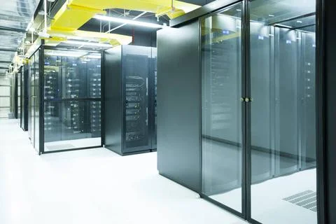  Data storage Centre for Internet servers Beijing China Copyright: xBluexJ... Stock Photos
