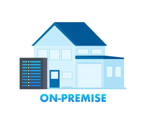 Data storage. Cloud storage icon. Security protection concept. Vector Stockillustratie