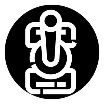 Data storage computing technology digital hardware icon Illustrazione stock