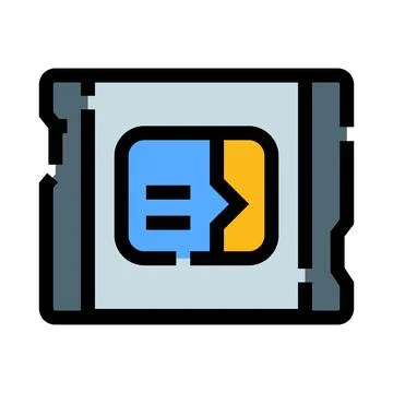 Data storage device transferring digital information icon イラスト素材