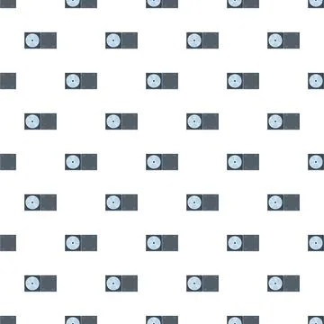 Data storage disc and case seamless pattern 스톡 일러스트