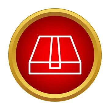 Data storage hard disk drive icon Stock Illustration