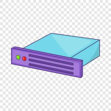 Data storage icon, cartoon style Stock Illustration