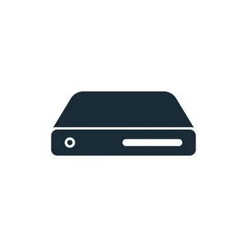 Data Storage Icon Design Template Elements Stock Illustration
