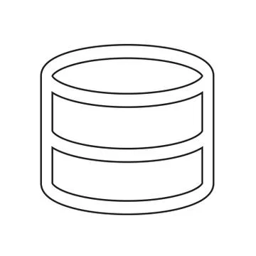 Data Storage icon Illustration design Stock Illustration