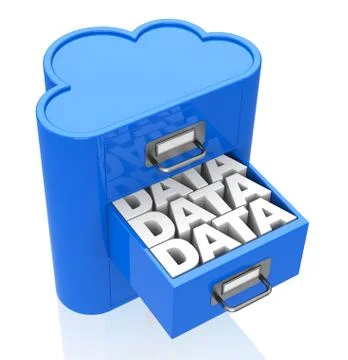 Data storage Stock Illustration