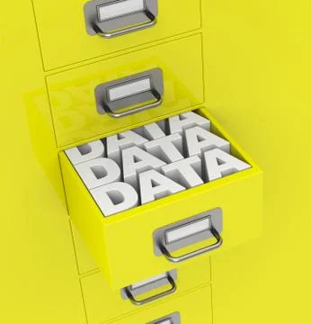 Data storage Stock Illustration
