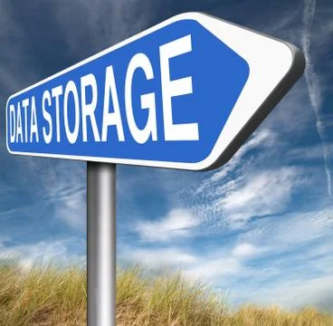 Data storage Stock Illustration