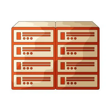 Data Storage illustration Stock Illustration