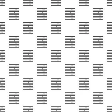 Data storage pattern, simple style Stock Illustration