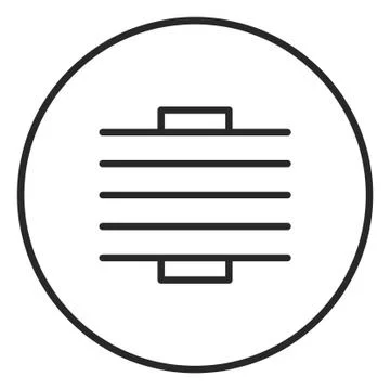 Data storage stroke icon, logo illustration. Stroke high quality symbol. Stock Illustration