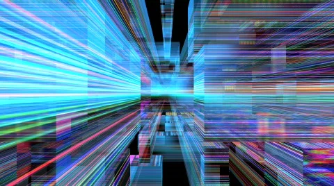 Data Storm 18 - HD Video stock 77776