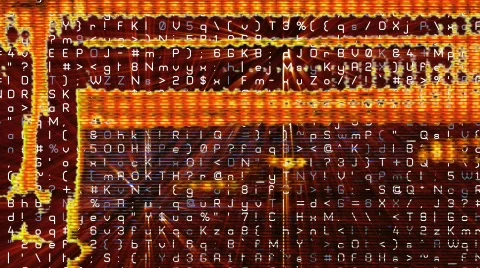 Data Storm 22 - HD Video stock 74251