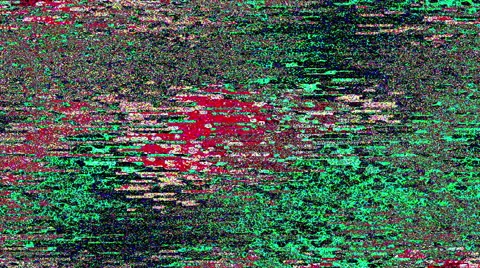 Data Storm Noise Damaged Bad Signal Abstract Background Stock Footage 64952558