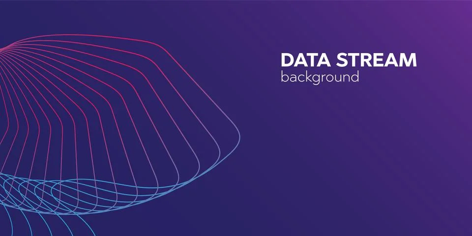 Data stream background. Datacenter grid and bigdata background vector 스톡 일러스트