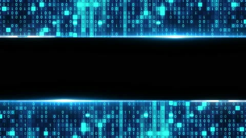 Data stream. Big data fall. Binary code drop Video stock 131625255