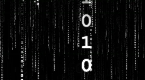 Data Stream (Big Vertical) Stock Footage 574325