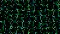 Data Stream Binary Glowing 4K 4k or 4k+ Resolution