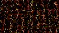Data Stream Binary Glowing 4K 4k or 4k+ Resolution