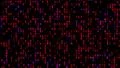 Data Stream Binary Glowing 4K 4k or 4k+ Resolution