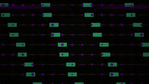 Data Stream Digital Technology Abstract Motion Graphic Background Stock Footage 343693709