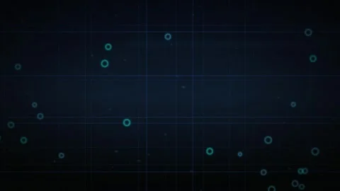 Data stream falling circles seamless loop motion background Stock Footage 344926391
