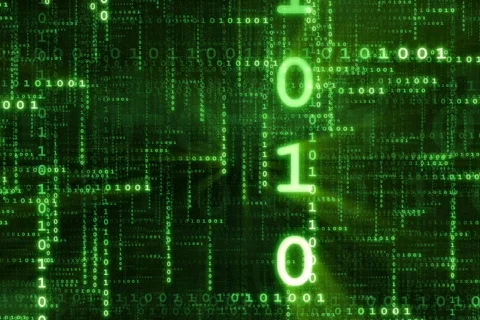 Data Stream Green Stock Footage 662866