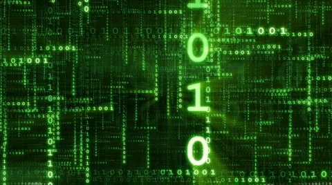 Data Stream Green Stock Footage 662870
