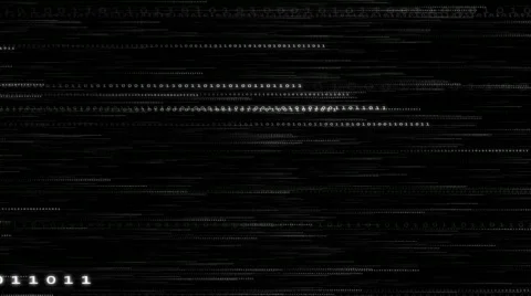 Data Stream (Horizontal) Stock Footage 576935