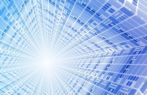 Data stream Stock Illustration