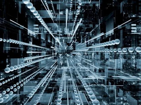 Data Stream 스톡 일러스트