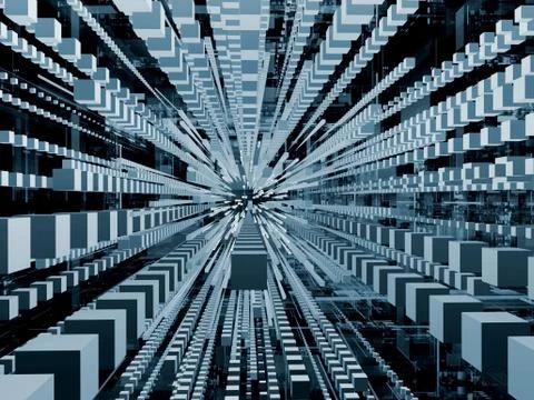 Data Stream 스톡 일러스트