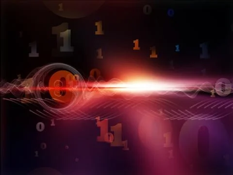 Data Stream Stock Illustration