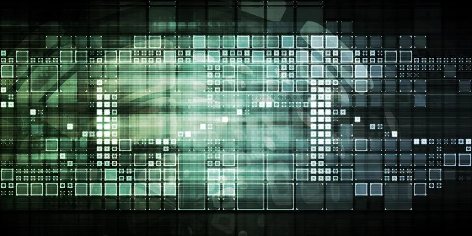 Data Stream Stock Illustration