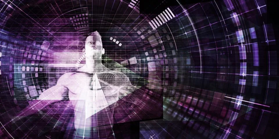 Data Stream Stock Illustration