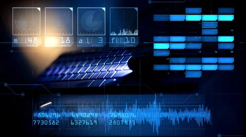 Data Stream. Load. Data Structure Stock Footage 25433318