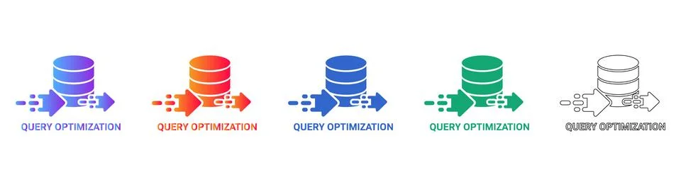 Data Stream Optimization Workflow Illustration 库存插图