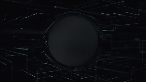 Data Stream Technology Background with Copy Space Stock Footage 327303574