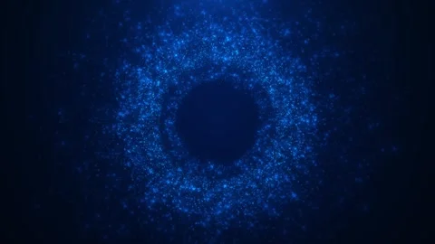 Data Stream Tunnel Light 3D Big Data Digital tunnel square futuristic matrix Stock Footage 312170988