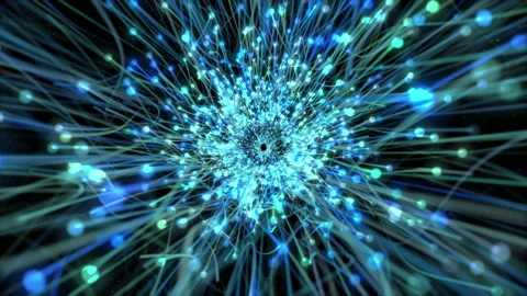 Data Stream Tunnel Loop Vídeos de archivo 136243609