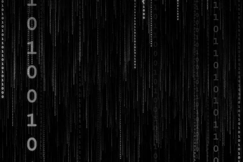 Data Stream (Vertical) Video stock 577045