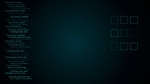 Data streaming motion background with code text Stock Footage 347134577