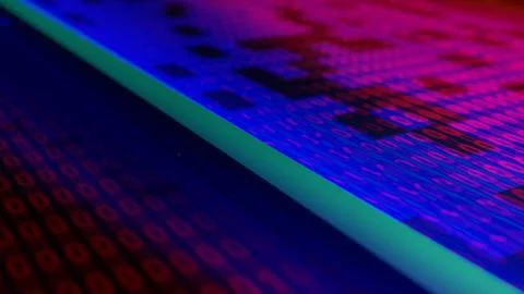 Data Streaming Technology - 3D Render Background 스톡 일러스트