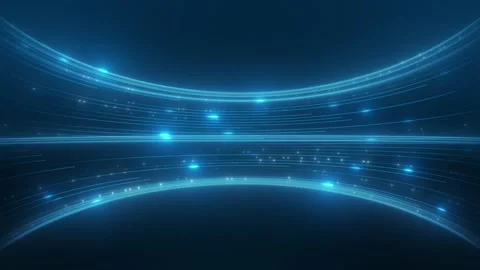 Data Streamneon line Seamless loop animation background Stock Footage 223315717