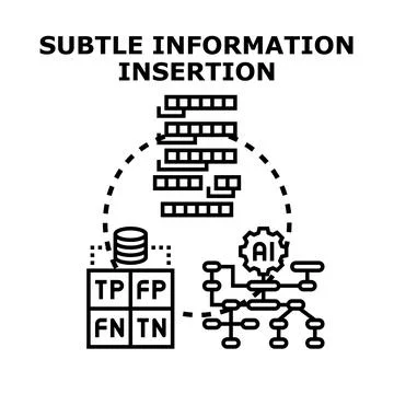 Data streams and storage connecting to an artificial intelligence engine, ill Illustrazione stock