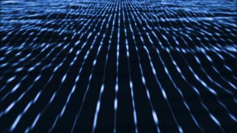 Data streams flowing through a network. Animation Stock Footage 152656065