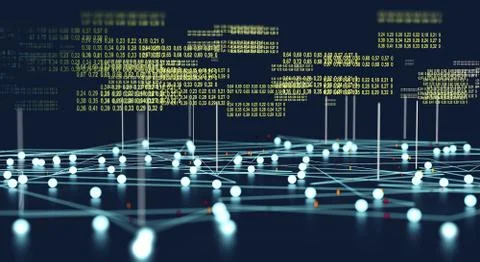 Data structure and information tools for networking business 스톡 일러스트