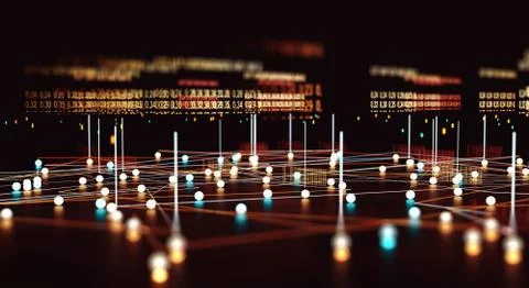 Data structure and information tools for networking business 스톡 일러스트