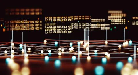 Data structure and information tools for networking business イラスト素材